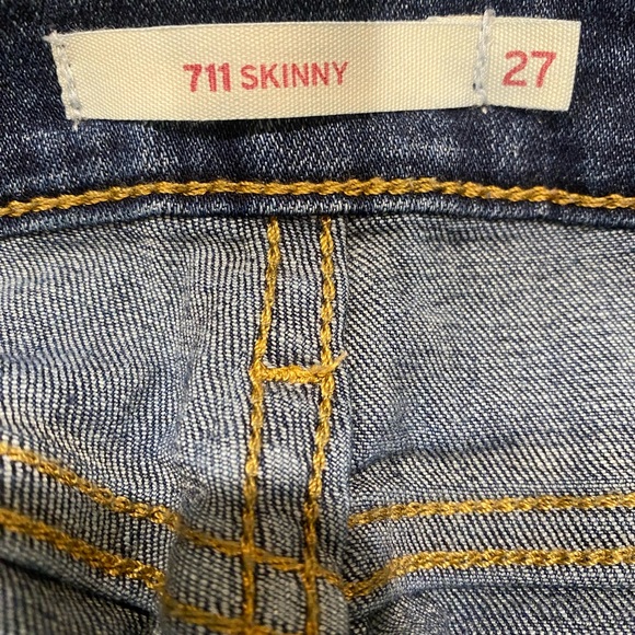 Levi’s 711 Skinny jeans size 27 - Picture 3 of 4